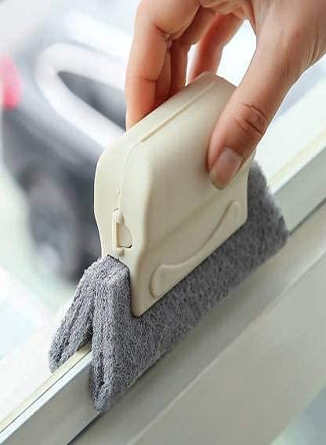 Toriox Window Groove Frame Cleaning Brush and Dust Cleaning Brush Mini Dustpan for Door Track Cleaning Brushes, Dust Cleaner Tool for All Corners Edges and Gaps Office Home Kitchen Essential - Image 2